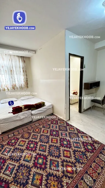 هتل آپارتمان ولیعصر مشهد - اتاق ۲ تخته (۲ تخت ۱ نفره)