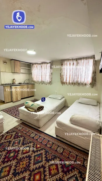 هتل آپارتمان ولیعصر مشهد - اتاق ۲ تخته (۲ تخت ۱ نفره)