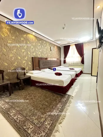 هتل آپارتمان پارادایس مشهد - اتاق ۴ تخته (۱ تخت ۲ نفره و ۲ تخت ۱ نفره)  