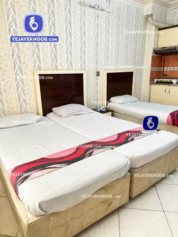 هتل آپارتمان پردیس مشهد - اتاق ۳ تخته (۳ تخت ۱ نفره)    