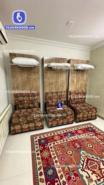 هتل آپارتمان پرستو مشهد - کاناپه های تختخوابشو