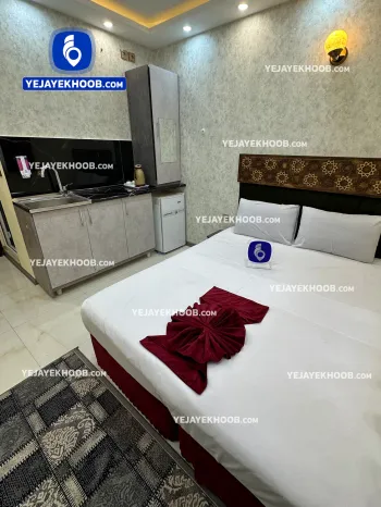 هتل آپارتمان گل نرگس مشهد - اتاق ۲ تخته (۱ تخت ۲ نفره)