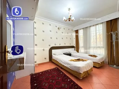 هتل آپارتمان گلاره مشهد - اتاق ۲ تخته (۲ تخت ۱ نفره)