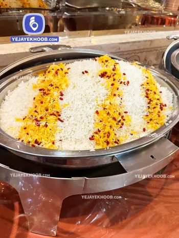 رستوران هتل ابریشم مشهد همراه با منو انتخابی (زرشک پلو)