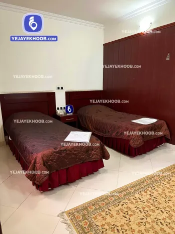 هتل ارم مشهد - اتاق ۲ تخته (۲ تخت ۱ نفره)