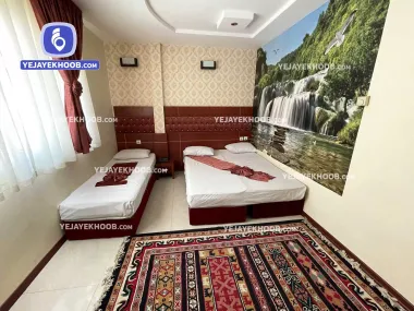 هتل ارگ مشهد - اتاق ۳ تخته (1 تخت 2 نفره و 1 تخت 1 نفره)