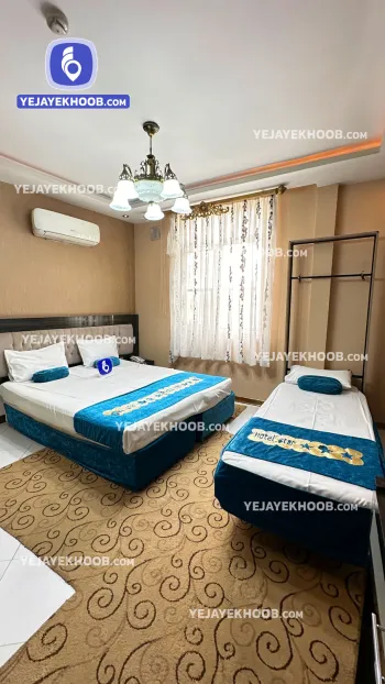 هتل استار مشهد - اتاق ۳ تخته (۱ تخت ۲ نفره و ۱ تخت ۱ نفره)