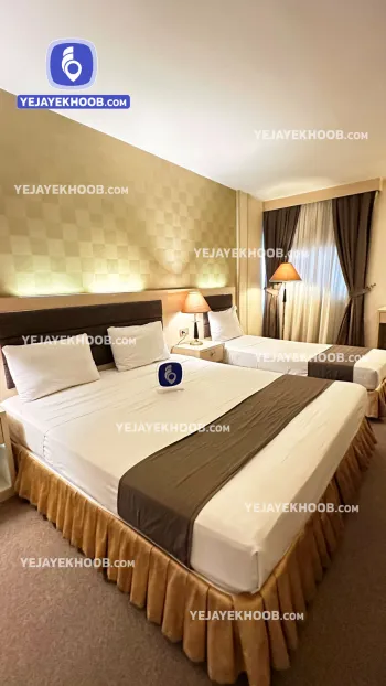 هتل اطلس مشهد - اتاق ۳ تخته (۱ تخت ۲ نفره و ۱ تخت ۱ نفره)    