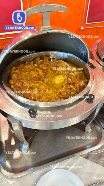 رستوران هتل اطلس مشهد همراه با منو انتخابی (مرغ)