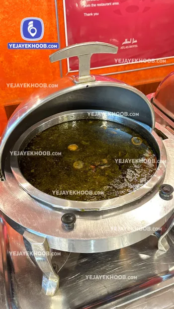 رستوران هتل اطلس مشهد همراه با منو انتخابی (قرمه سبزی)