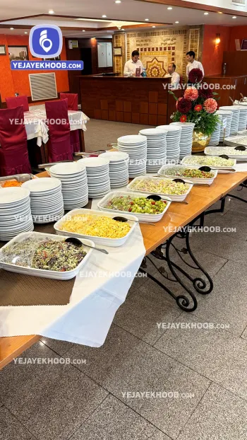 رستوران هتل اطلس مشهد - میز سالاد