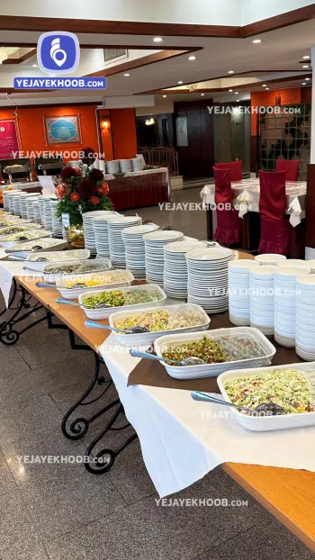 رستوران هتل اطلس مشهد - میز سالاد