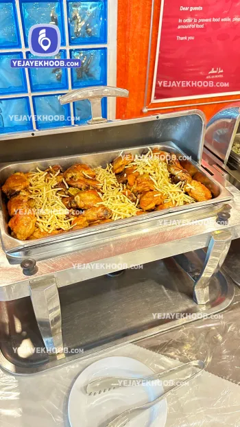 رستوران هتل اطلس مشهد همراه با منو انتخابی (مرغ)