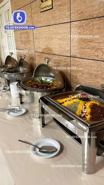 رستوران هتل الرحمن مشهد - میز سلف سرویس