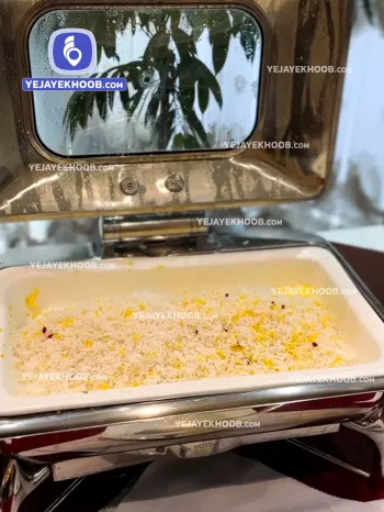 رستوران هتل الماس نوین مشهد همراه با منو انتخابی (پلو ساده)