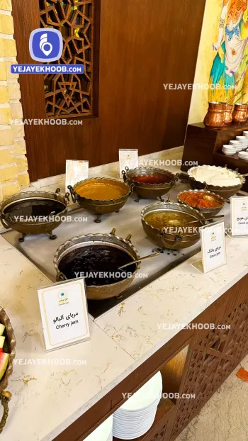 هتل امیرکبیر کیش - منوی سلف صبحانه