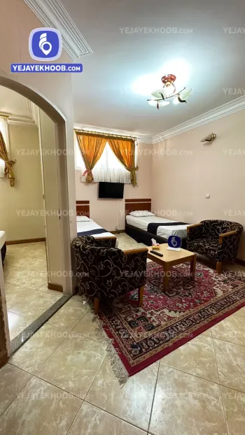 هتل آپارتمان دیانا مشهد - اتاق ۲ تخته (۲ تخت ۱ نفره)
