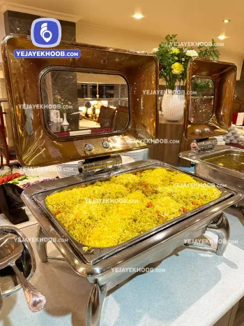 رستوران هتل ایران زمین مشهد همراه با منو انتخابی (هویج پلو)