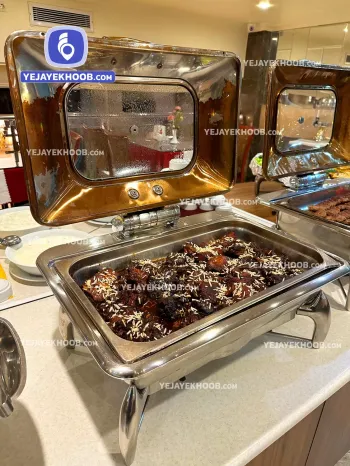 رستوران هتل ایران زمین مشهد همراه با منو انتخابی (خورشت فسنجان)