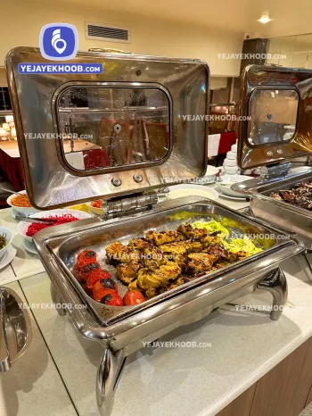 رستوران هتل ایران زمین مشهد همراه با منو انتخابی (جوجه)