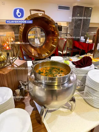 رستوران هتل ایران زمین مشهد همراه با منو انتخابی (سوپ)