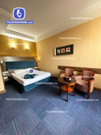 هتل ایران زمین مشهد - اتاق ۲ تخته (۱ تخت ۲ نفره)