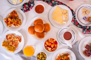 هتل بزرگ فردوسی تهران - منوی صبحانه