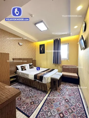 هتل بسطامی مشهد - اتاق ۲ تخته (۱ تخت ۲ نفره)  