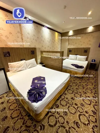 هتل تاج مشهد - اتاق 4 تخته (2 تخت 2 نفره)