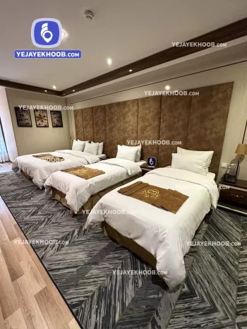 هتل تبرک مشهد - (۱ تخت ۲ نفره و ۲ تخت ۱ نفره)  