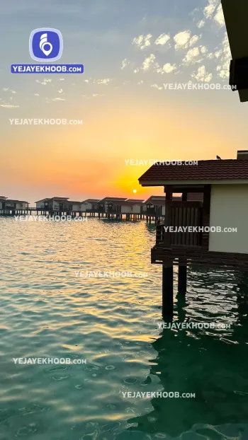 هتل ترنج کیش - نمای غروب اتاق های رو به ترنج