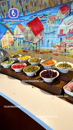 هتل ترنج کیش - منوی سلف صبحانه