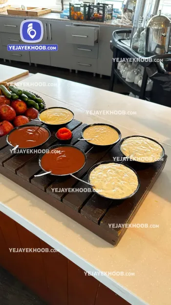 هتل ترنج کیش - منوی سلف صبحانه