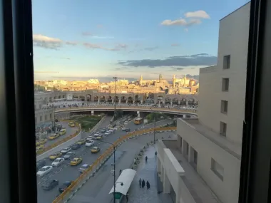 هتل توس مشهد - نمای رو به حرم