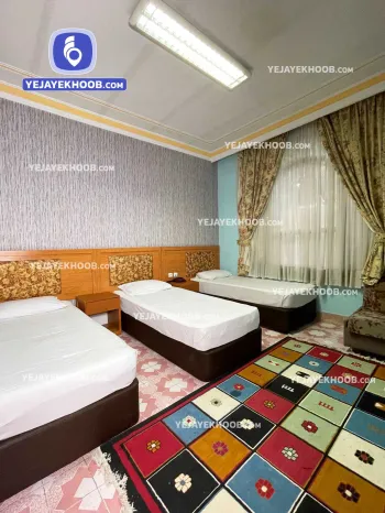 هتل جهانگردی مشهد - اتاق ۳ تخته (۳ تخت ۱ نفره)    