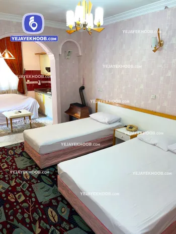 هتل جهانگردی مشهد - اتاق ۳ تخته (۱ تخت ۲ نفره و ۱ تخت ۱ نفره)    