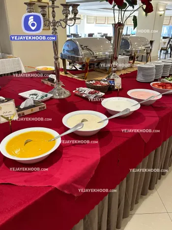رستوران هتل جواد مشهد - میز سلف سرویس
