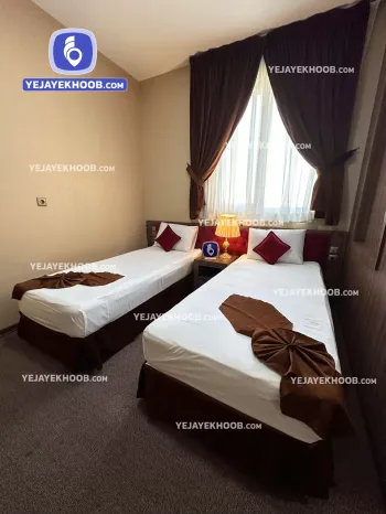 هتل حدیث مشهد - اتاق ۲ تخته (۲ تخت ۱ نفره)