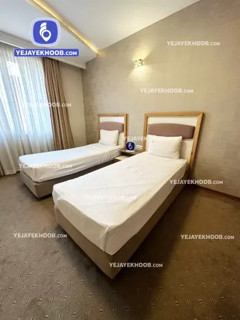 هتل آپارتمان حیات شرق مشهد - اتاق ۲ تخته (۲ تخت ۱ نفره)