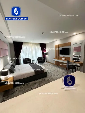 هتل خورشید هشتم کوثر مشهد - اتاق ۲ تخته (۱ تخت ۲ نفره)