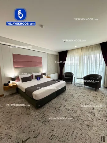 هتل خورشید هشتم کوثر مشهد - اتاق ۲ تخته (۱ تخت ۲ نفره)