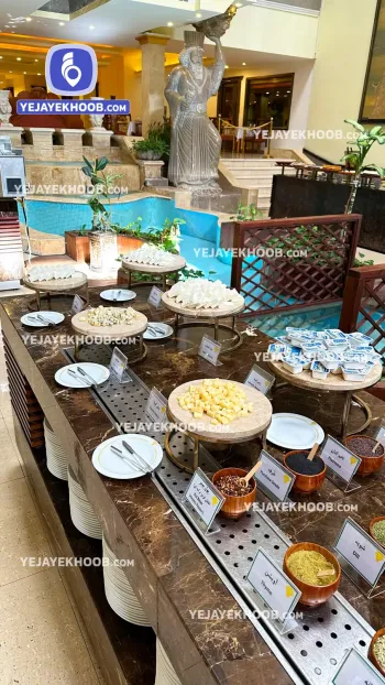 هتل داریوش کیش - میز سلف