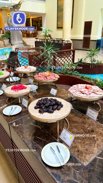 هتل داریوش کیش - میز سلف