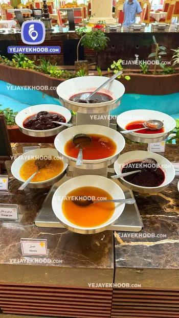 هتل داریوش کیش - میز سلف