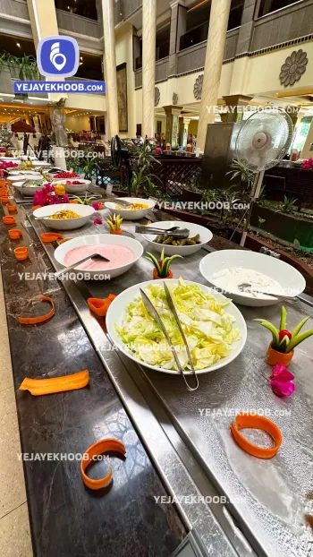 هتل داریوش کیش - میز سلف