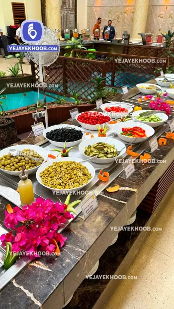 هتل داریوش کیش - میز سلف