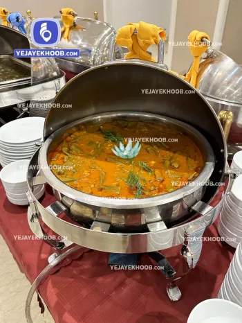 رستوران هتل رضوان مشهد همراه با منو انتخابی (خورشت کدو)