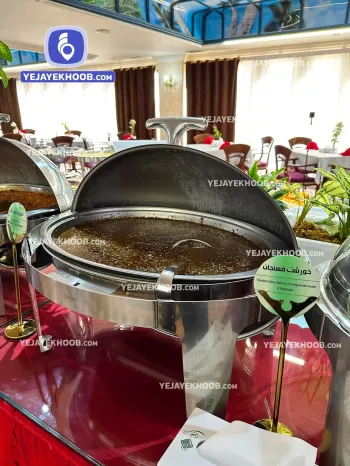 رستوران هتل رضویه مشهد همراه با منو انتخابی (خورشت فسنجان)