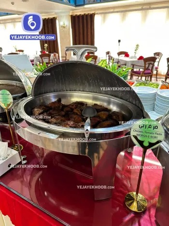 رستوران هتل رضویه مشهد همراه با منو انتخابی (مرغ)
