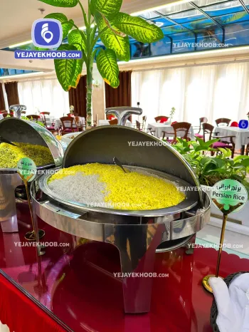 رستوران هتل رضویه مشهد همراه با منو انتخابی (پلو ساده)